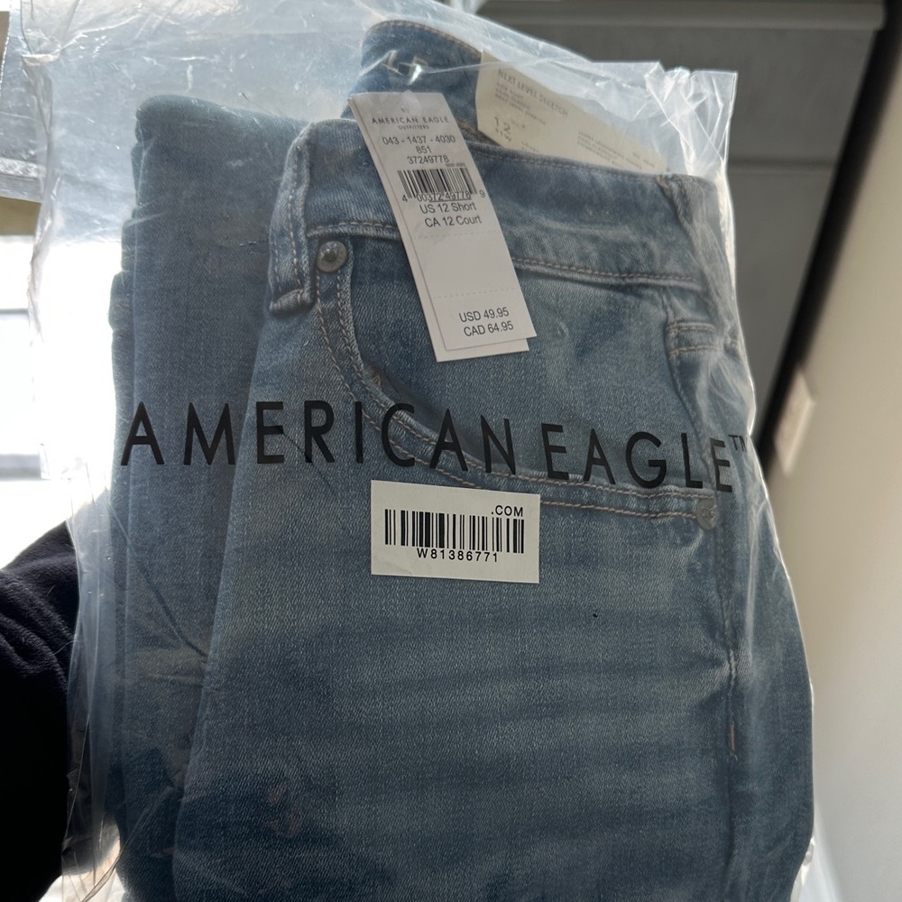 American Eagle Classic Blue Kick Boot Jeans